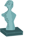 Blue Statue image